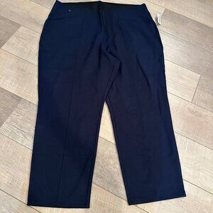 Old Navy Extra High-Rise Stevie Straight Pants XXL Navy Blue NEW
